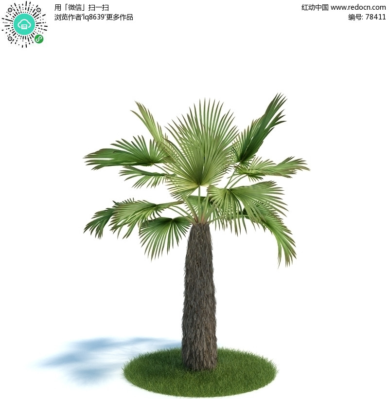 3DMAX树模型(编号:78411)_动物植物_3D模型