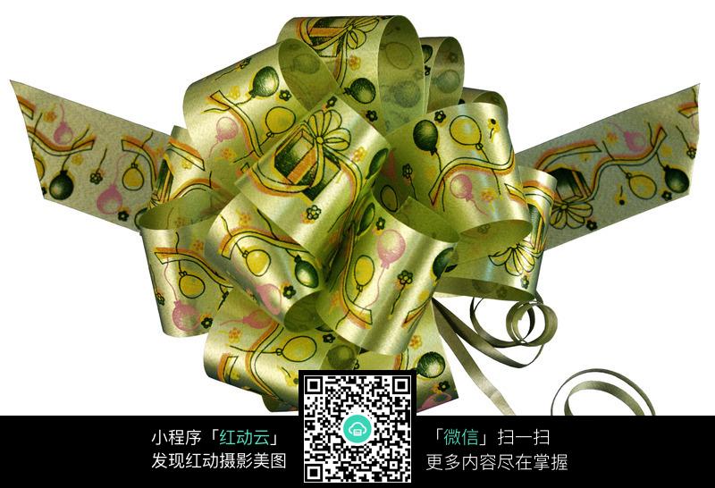 绿色的节日彩带花图片(编号:108017)_节日庆典_生活百科_图片素材