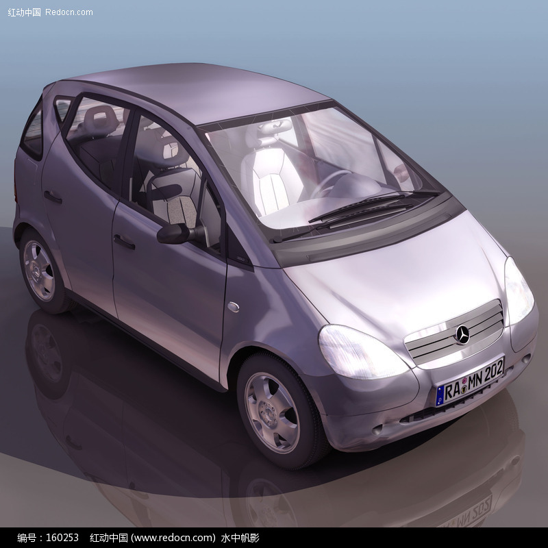 三维奔驰汽车模型-3D模型下载 3D模型素材库