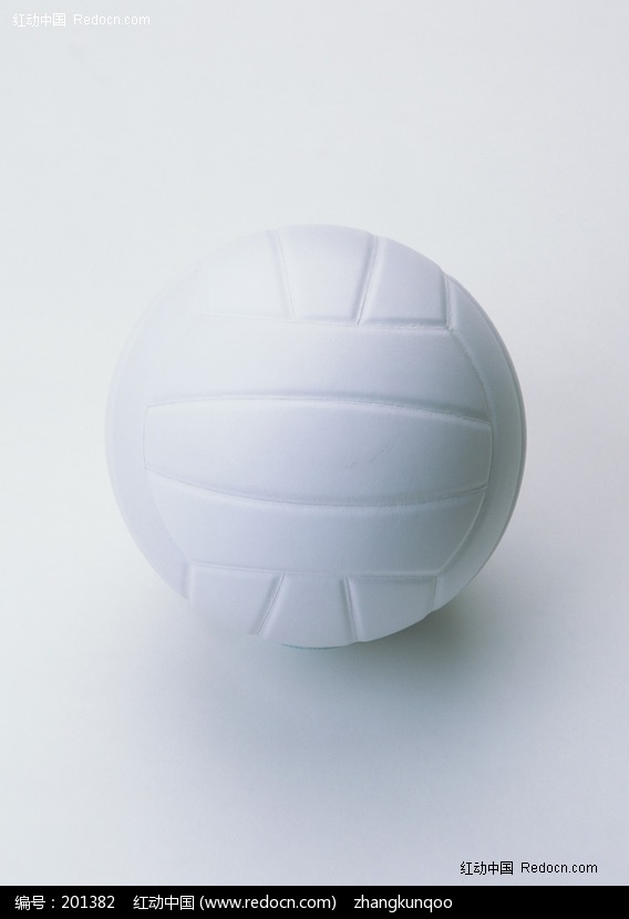 一个白色的排球图片(编号:201382)_体育运动
