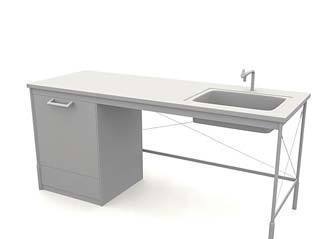 3D精致厨房洗碗池模型(编号:229293)_厨具卫