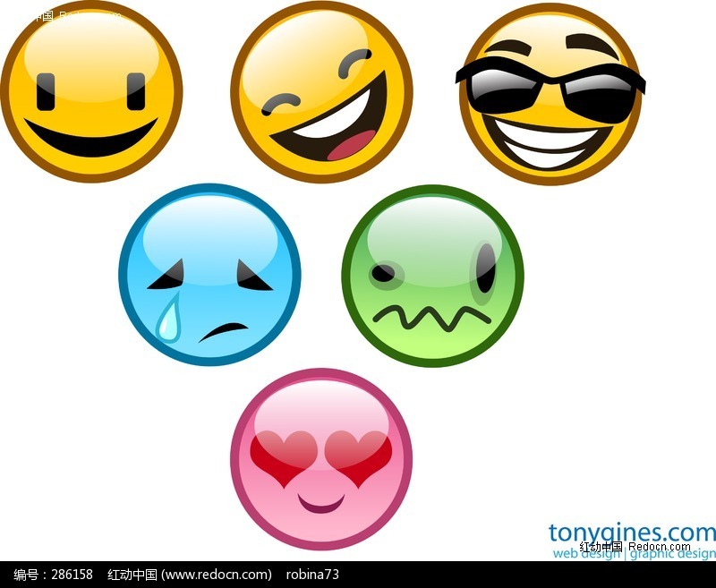 卡通人物矢量图(编号:286158)_按钮图标_标志