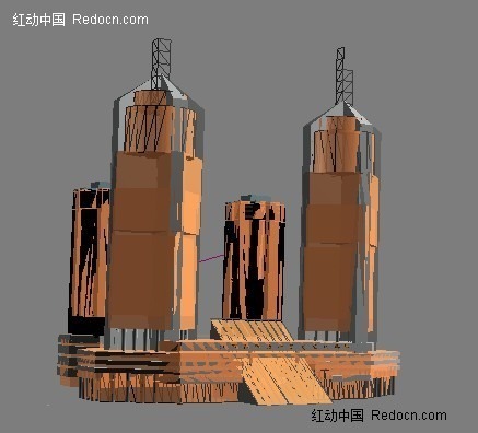 大楼建筑-3D模型下载 3D模型素材库下载 3d模