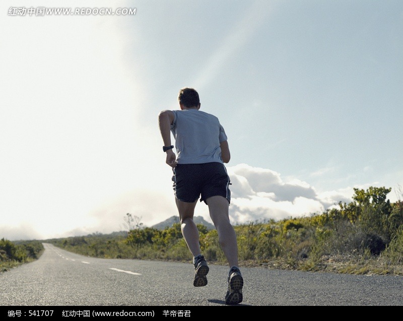 户外跑步运动设计图片