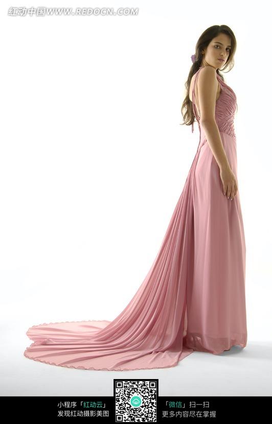 长裙礼服的美女模特图片(编号:574515)_女性女人_