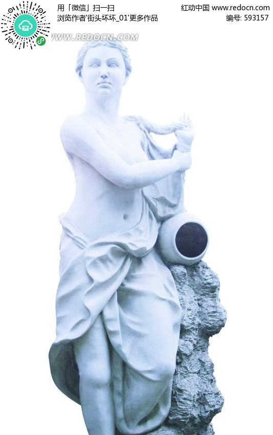 欧洲人物雕像设计图片