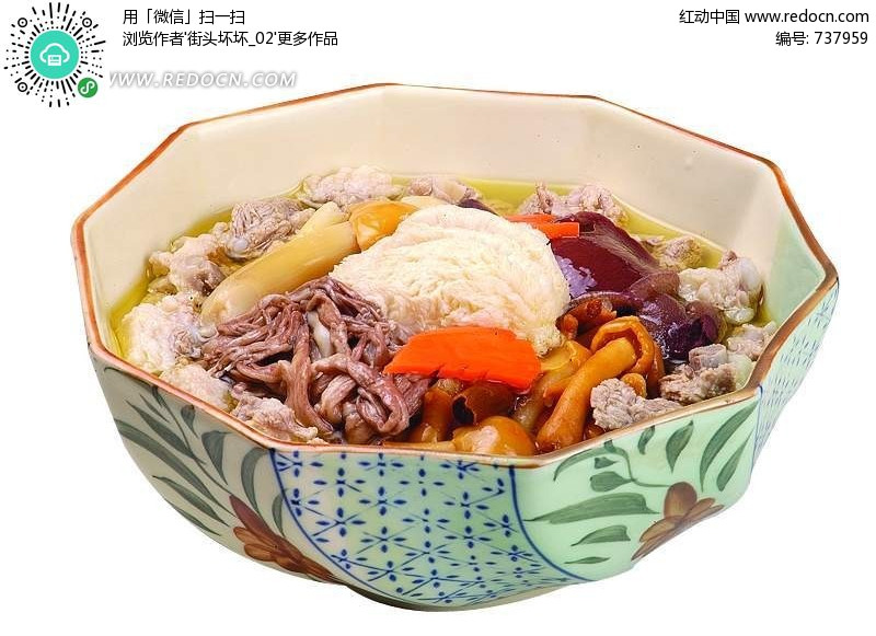 岔子里的菌菇全家福-传统美食 中华美食 PSD分