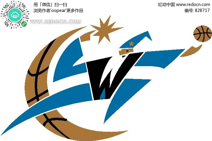 华盛顿奇才队标志矢量图(编号:828717)_行业标