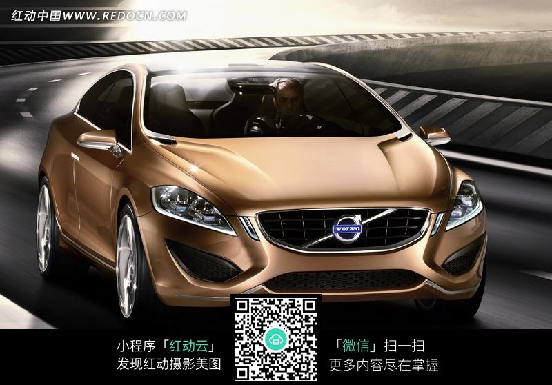 飞奔在马路上的S60概念车图片(编号:864665)