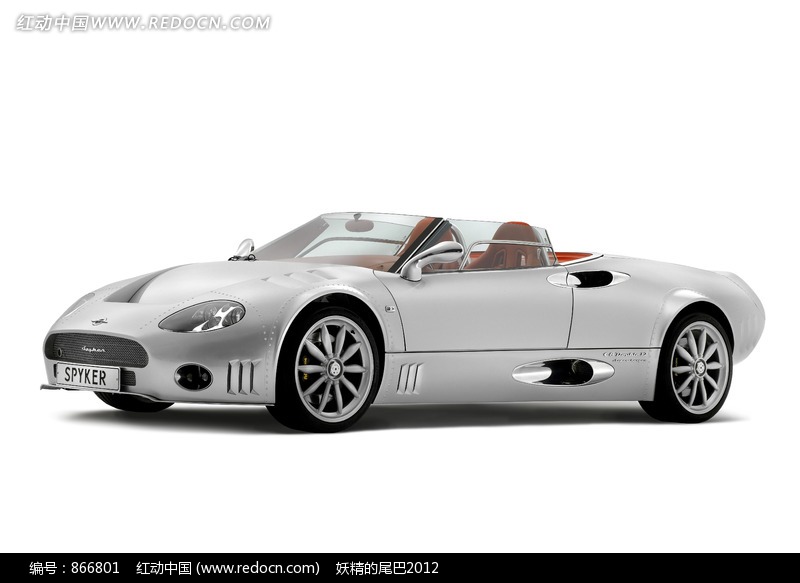 银白色世爵跑车效果图图片(编号:866801)