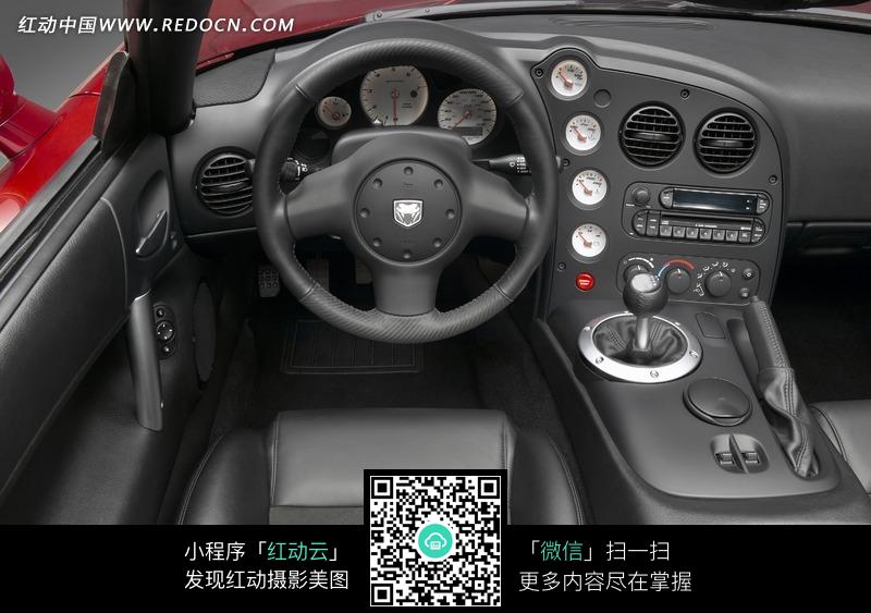 道奇蝰蛇汽车方向盘设计图片高清图片