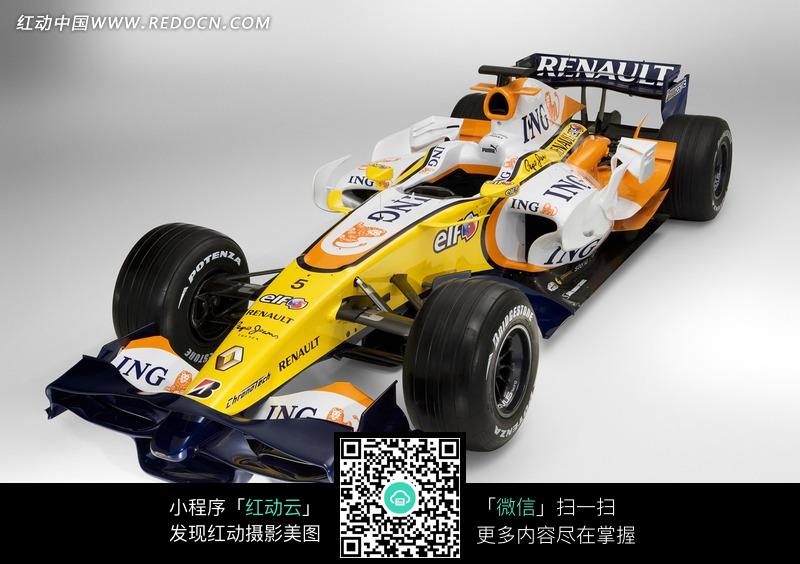 黄色的雷诺f1方程式赛车图片(编号:902051)_交