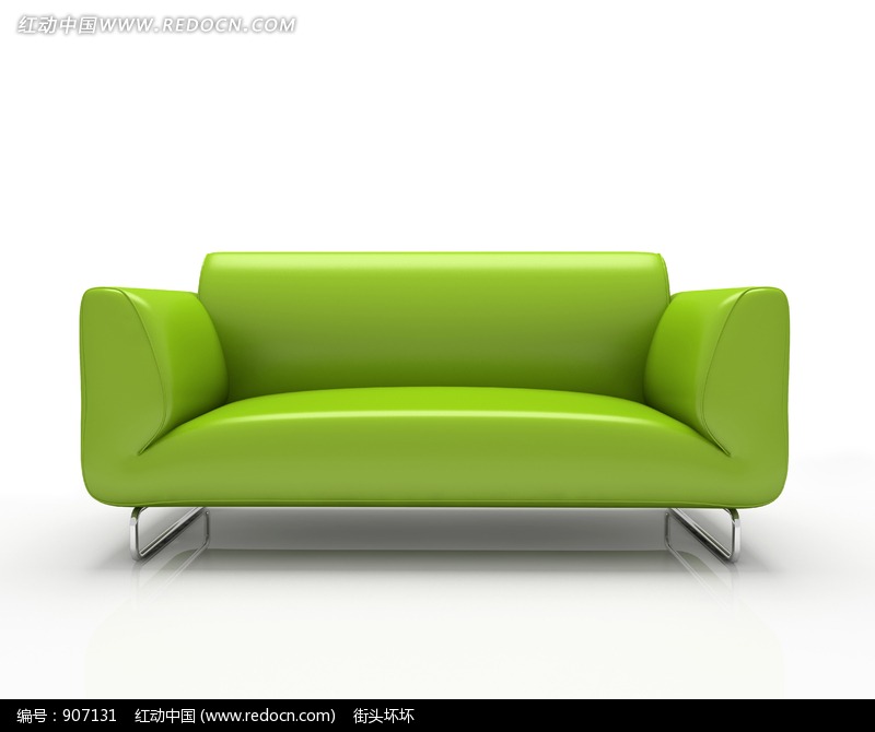绿色高档沙发图片-环境图片|图片库|图库下载(编