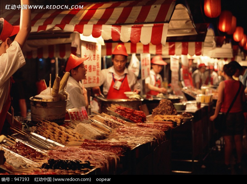 北京王府井小吃一条街图片-环境图片|图片库|图