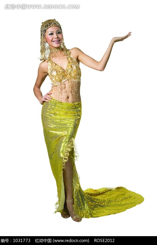 身穿肚皮舞服饰的美女图片(编号:1031773)_女
