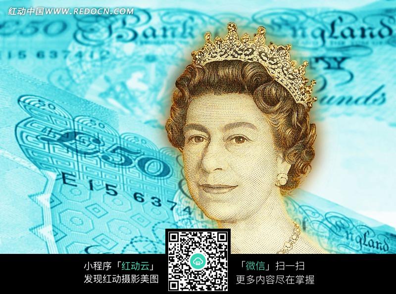五十元面值的英镑背景下的英国女皇头像图片-现代科技图片|图片库|图库下载(编号:1115969)
