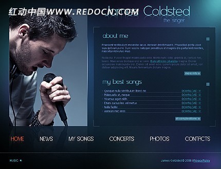 欧美演唱会网站首页源码[源码](编号:1135055)