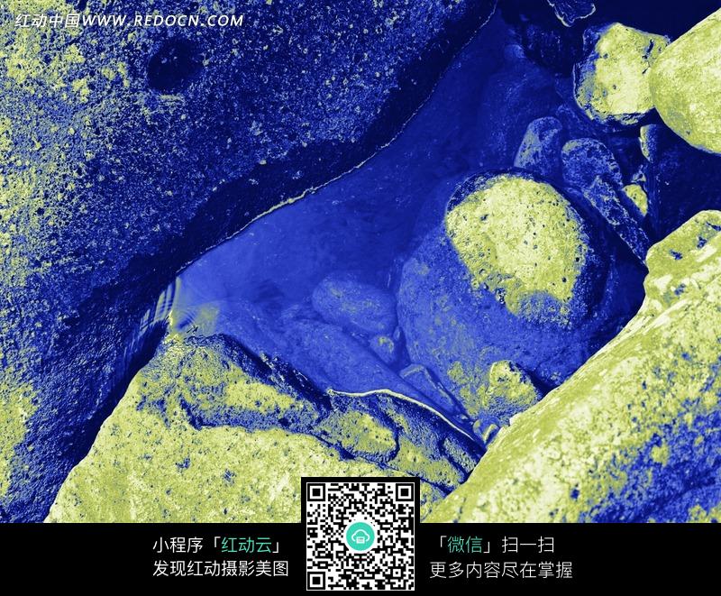 漂亮的宝蓝<em>色</em>岩石图片-风景图片|<em>图片库</em>|图库下