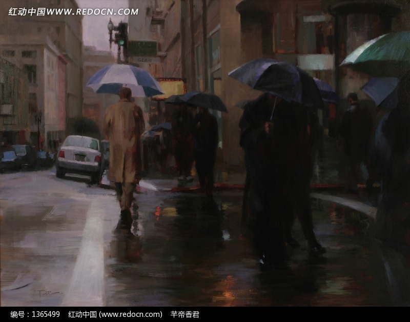 雨天伤感背影图片_雨中打伞背影伤感图片_男人雨中 ...
