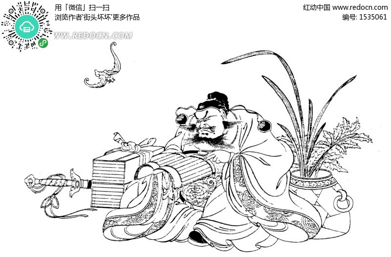 简笔画 手绘 线稿 800图片