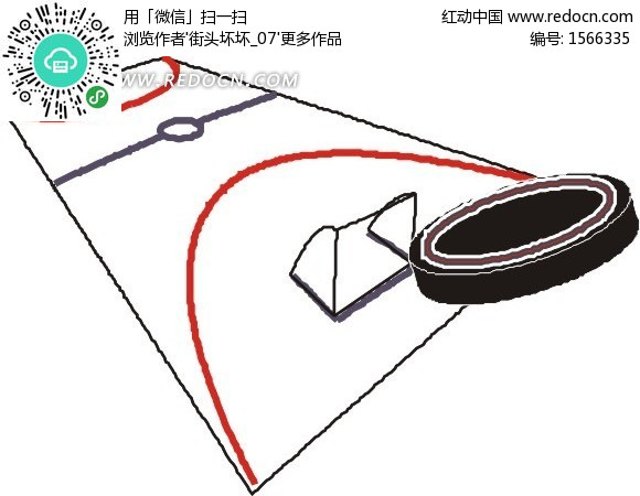 冰球场地设计图片