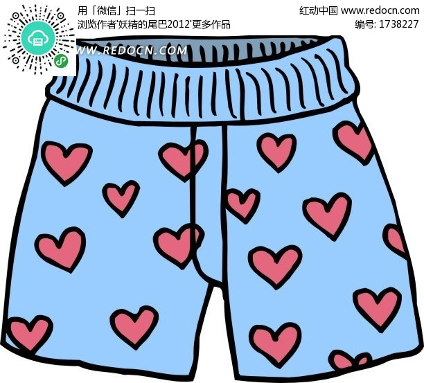 手绘男士<em>短裤</em>矢量图(编号:1738227)_珠宝服饰